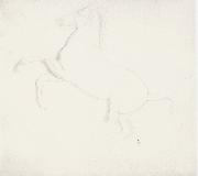 Edgar Degas Study of a Horse from the Parthenon Frieze Sweden oil painting artist